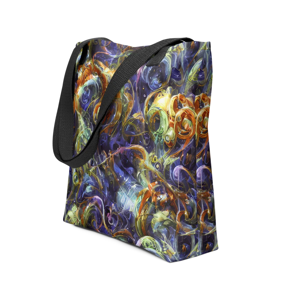 Molten Midnight on Tote Bag — Front