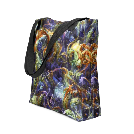 Molten Midnight on a Tote Bag