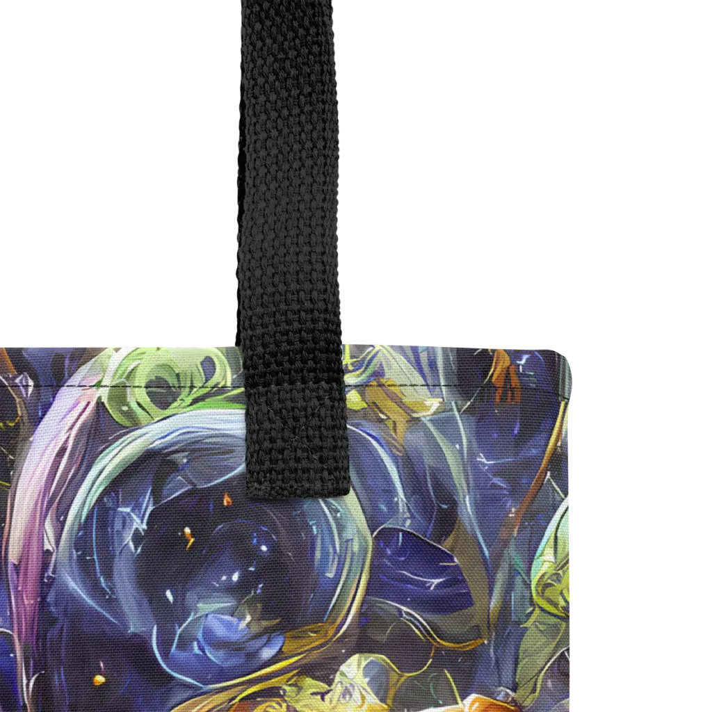 Molten Midnight on Tote Bag — Product details