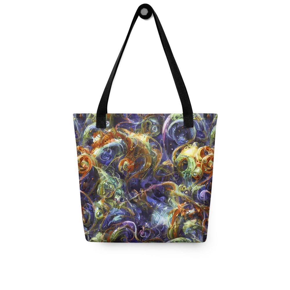 Molten Midnight on Tote Bag — Front