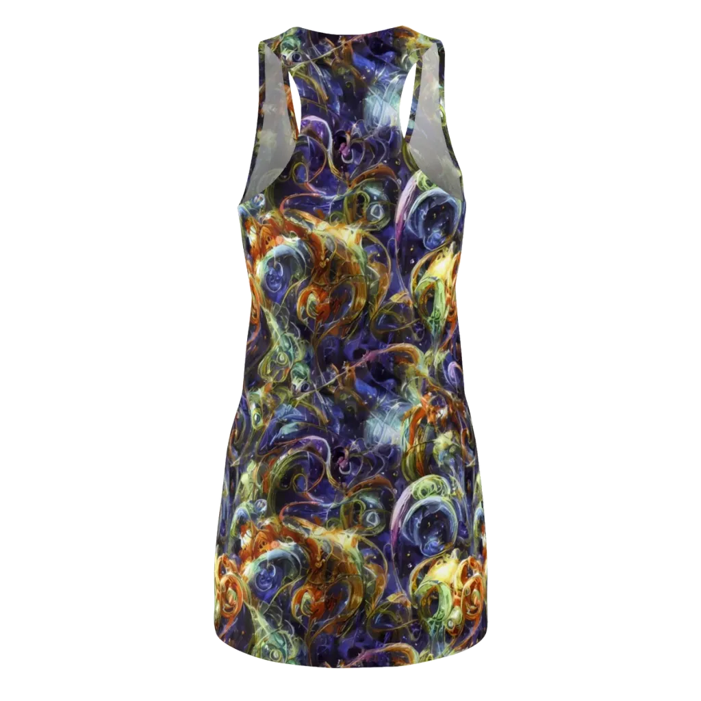 Molten Midnight on Racerback Dress — Back