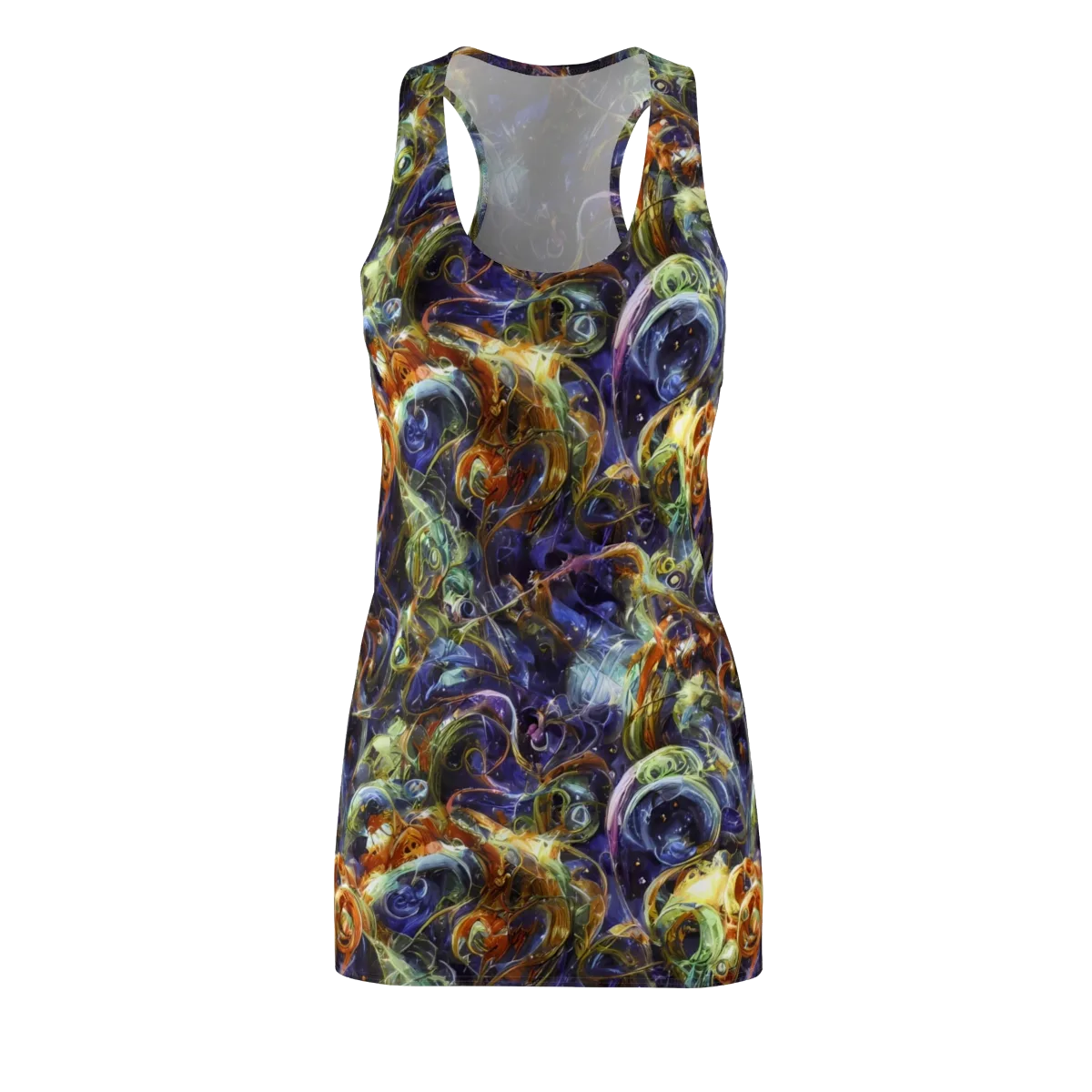 Molten Midnight on Racerback Dress — Front