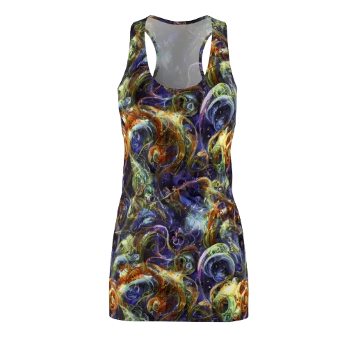 Molten Midnight on a Racerback Dress