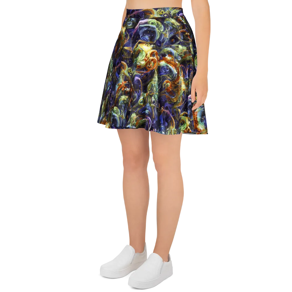 Molten Midnight on Skater Skirt — Left