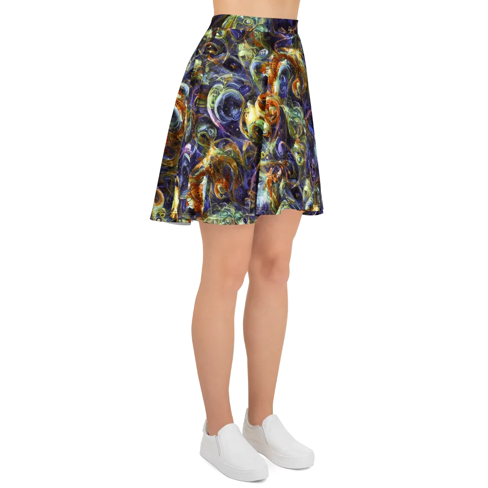 Molten Midnight on Skater Skirt — Right