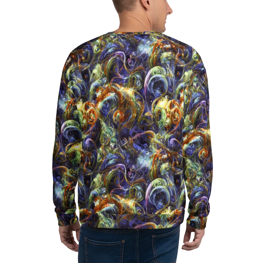 Molten Midnight on Sweatshirt — Back