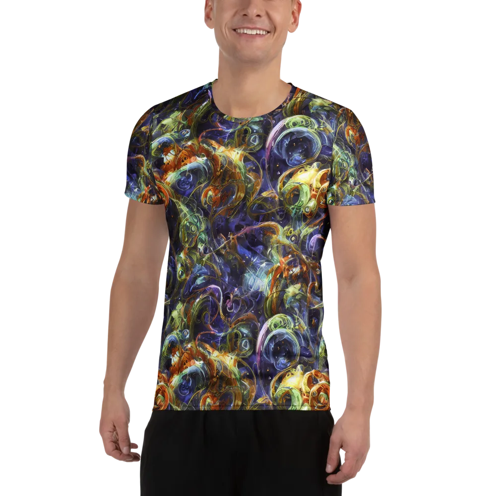 Molten Midnight on Men's Athletic T-Shirt — Front