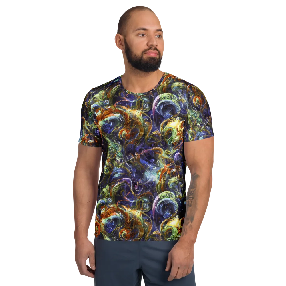 Molten Midnight on Men's Athletic T-Shirt — Front