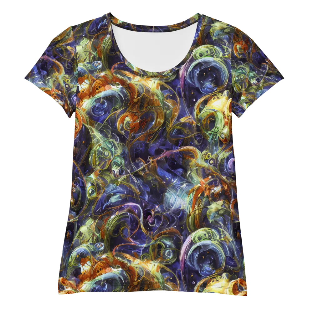 Molten Midnight on Women's Athletic T-Shirt — Front