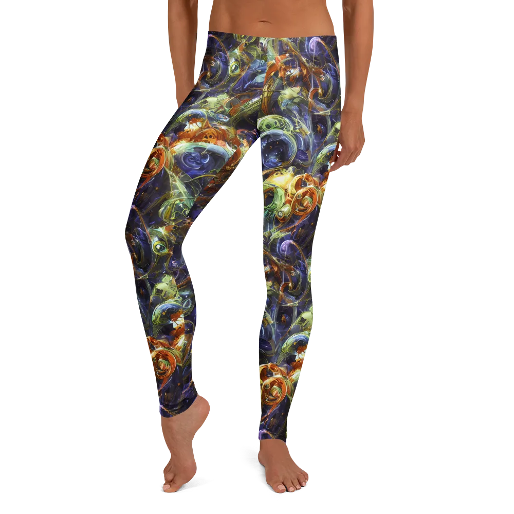 Molten Midnight on Leggings — Front