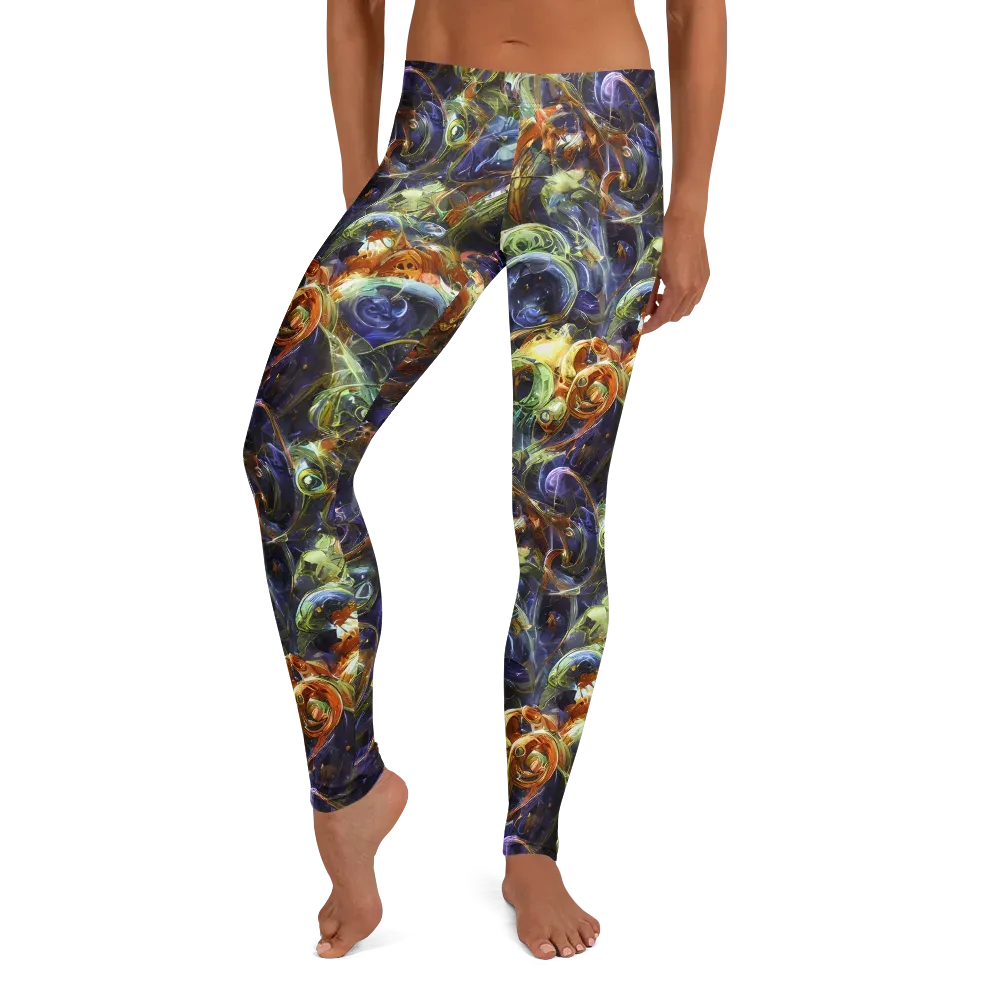 Molten Midnight on Leggings — Front