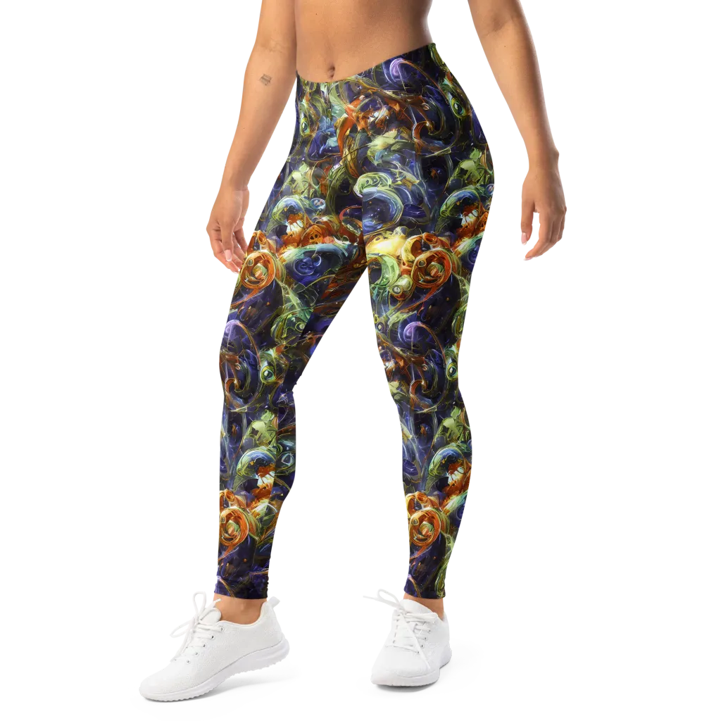 Molten Midnight on Leggings — Left Front