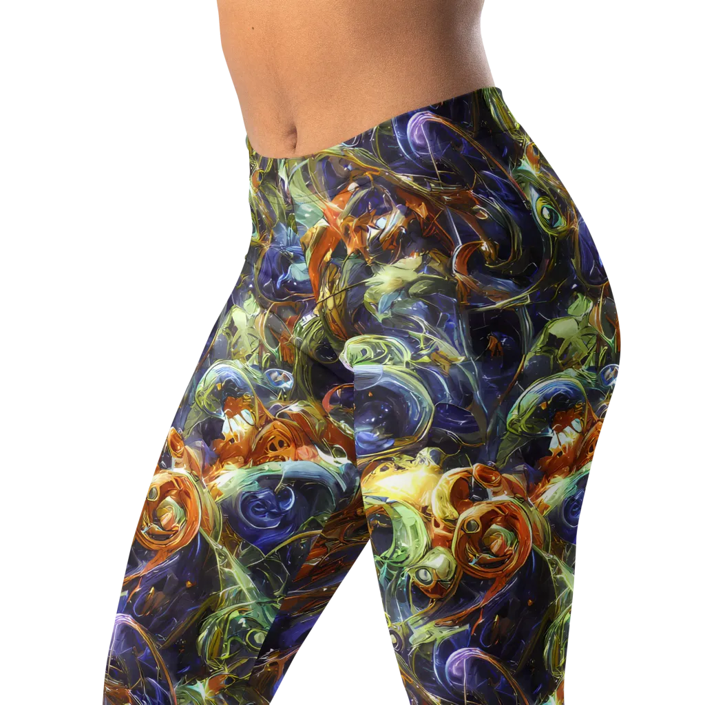Molten Midnight on Leggings — Left Front