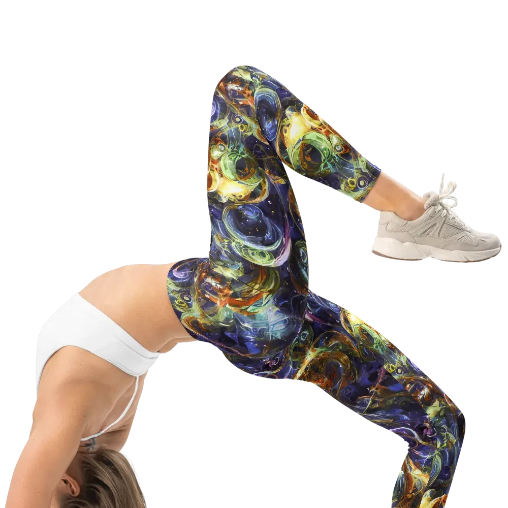 Molten Midnight on Leggings — Right