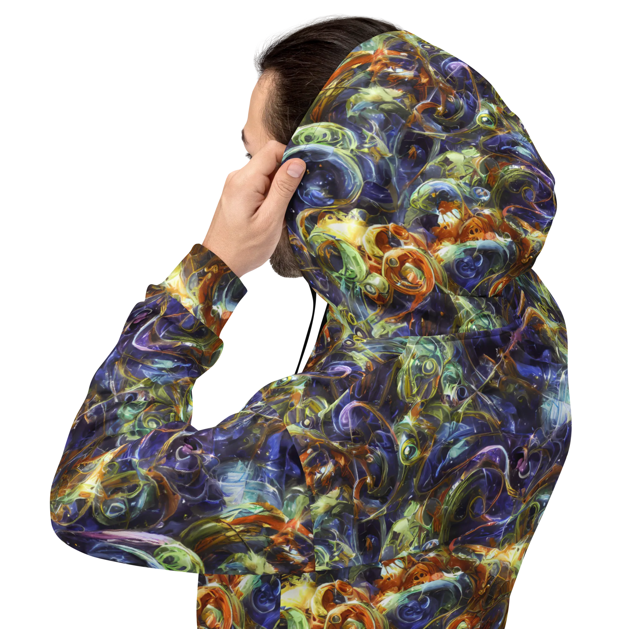 Molten Midnight on Hoodie — Back