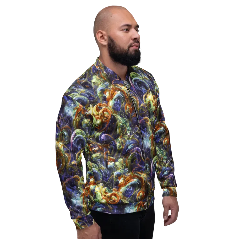 Molten Midnight on Bomber Jacket — Right