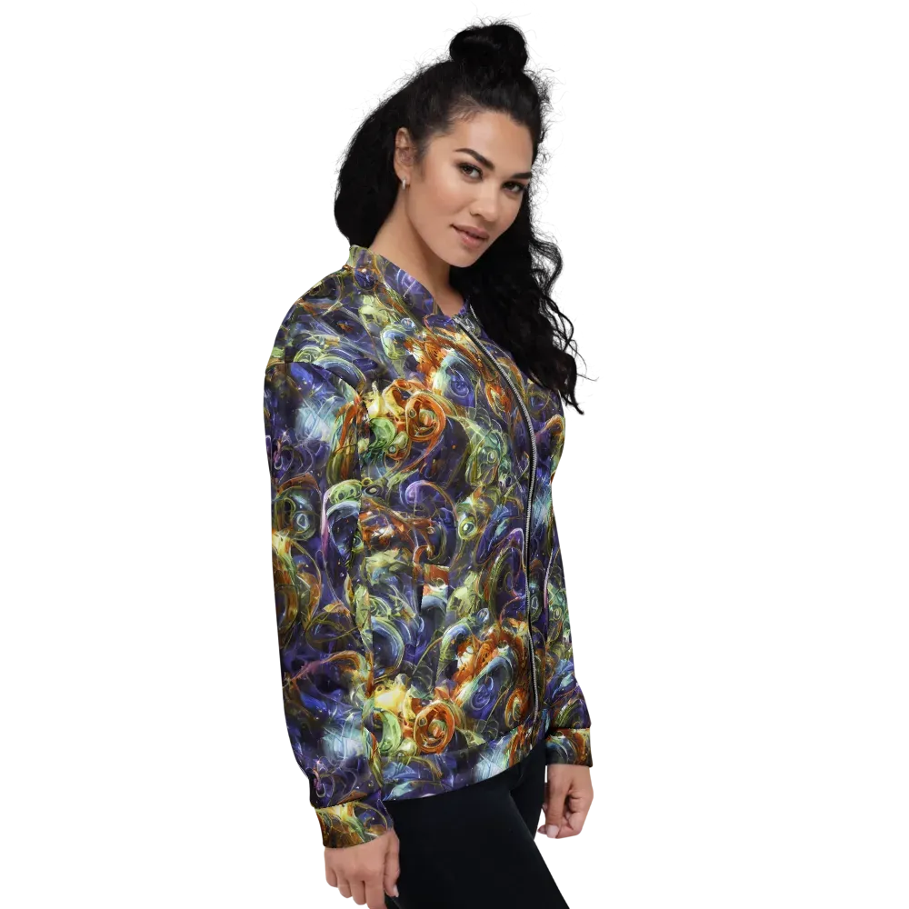 Molten Midnight on Bomber Jacket — Right