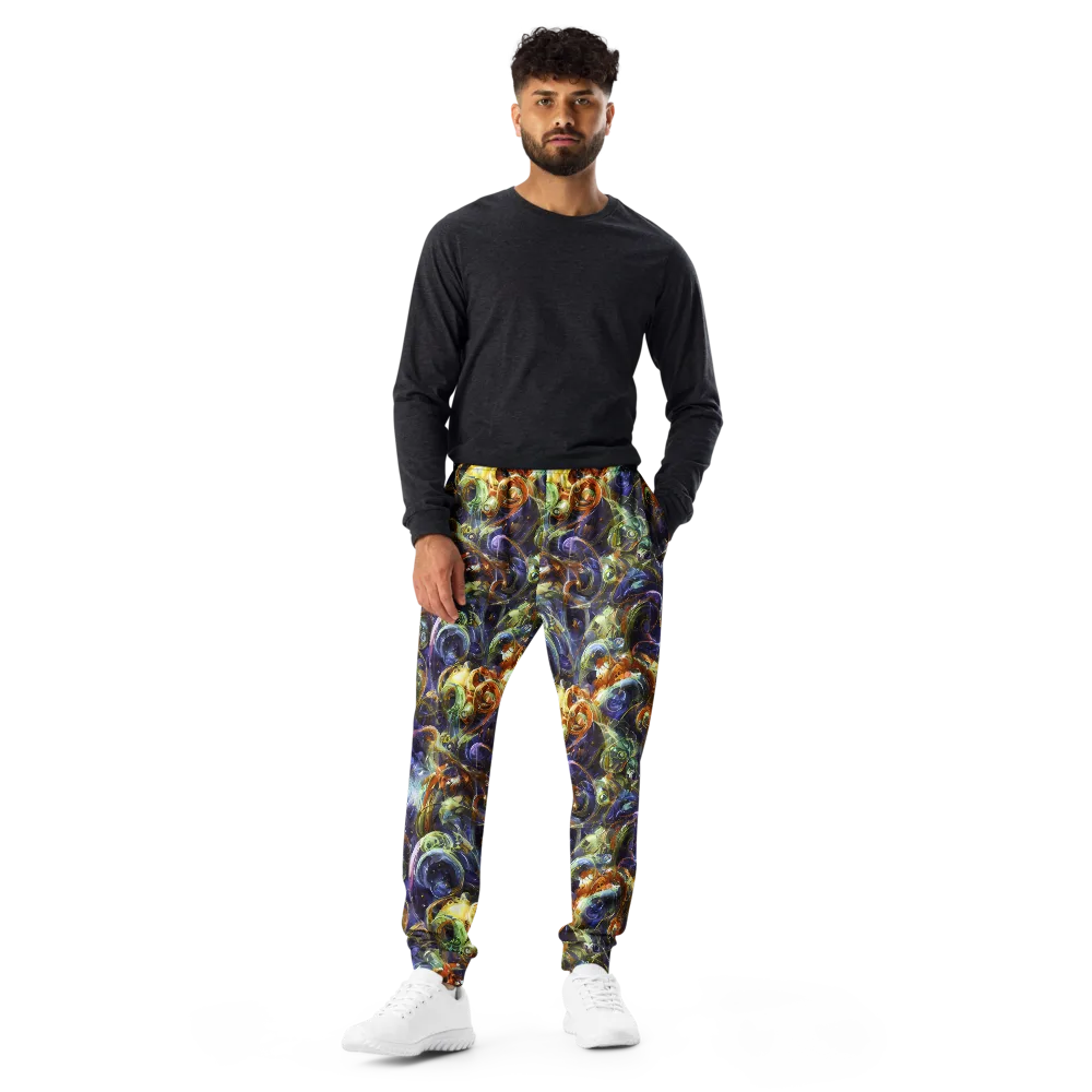 Molten Midnight on Men's Joggers — Front
