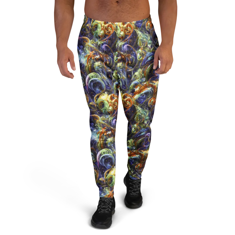 Molten Midnight on Men's Joggers — Front