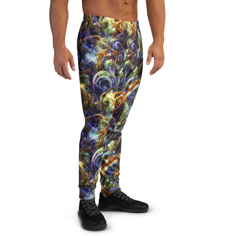 Molten Midnight on Men's Joggers — Right