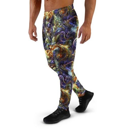 Molten Midnight on a Men's Joggers