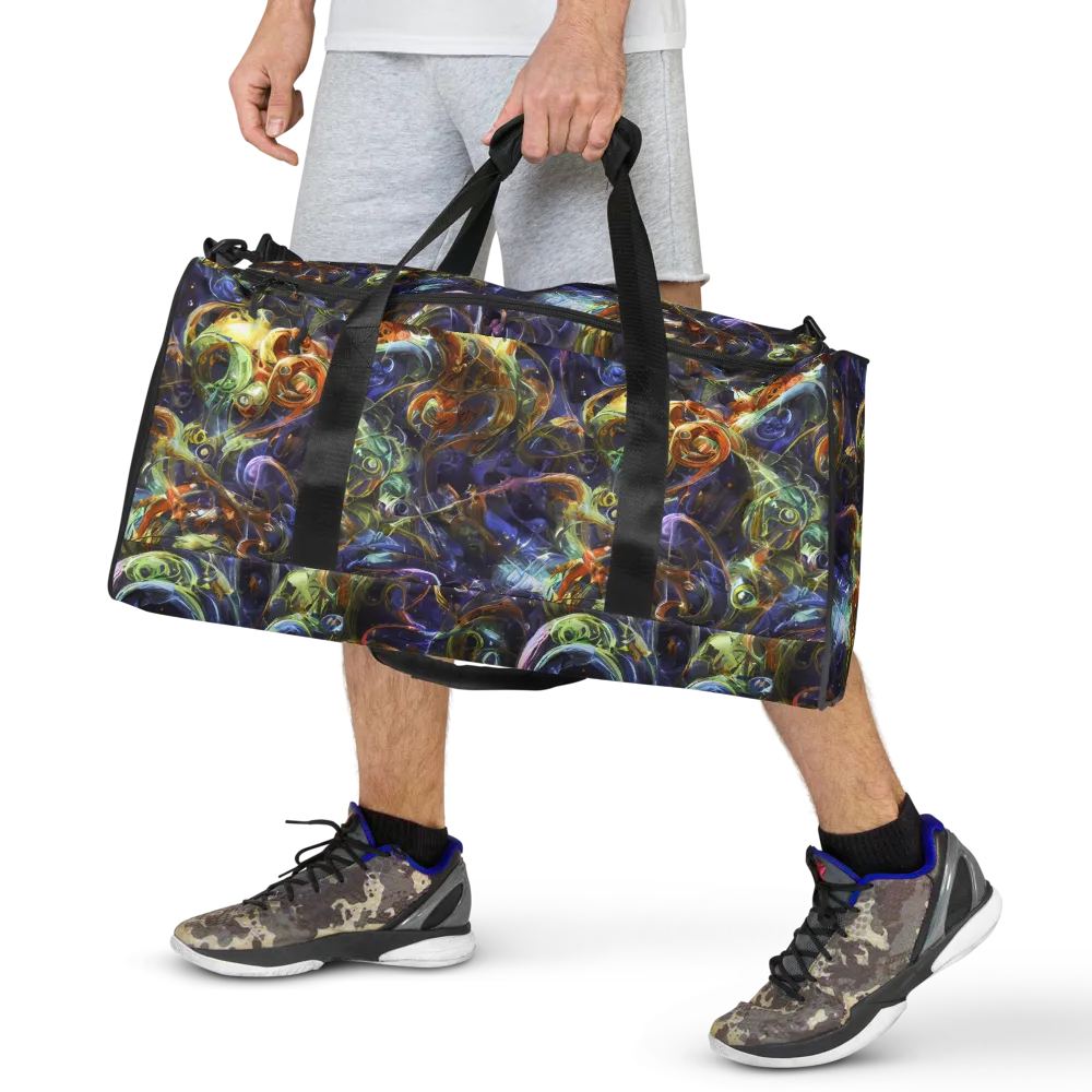Molten Midnight on Duffle Bag — Front