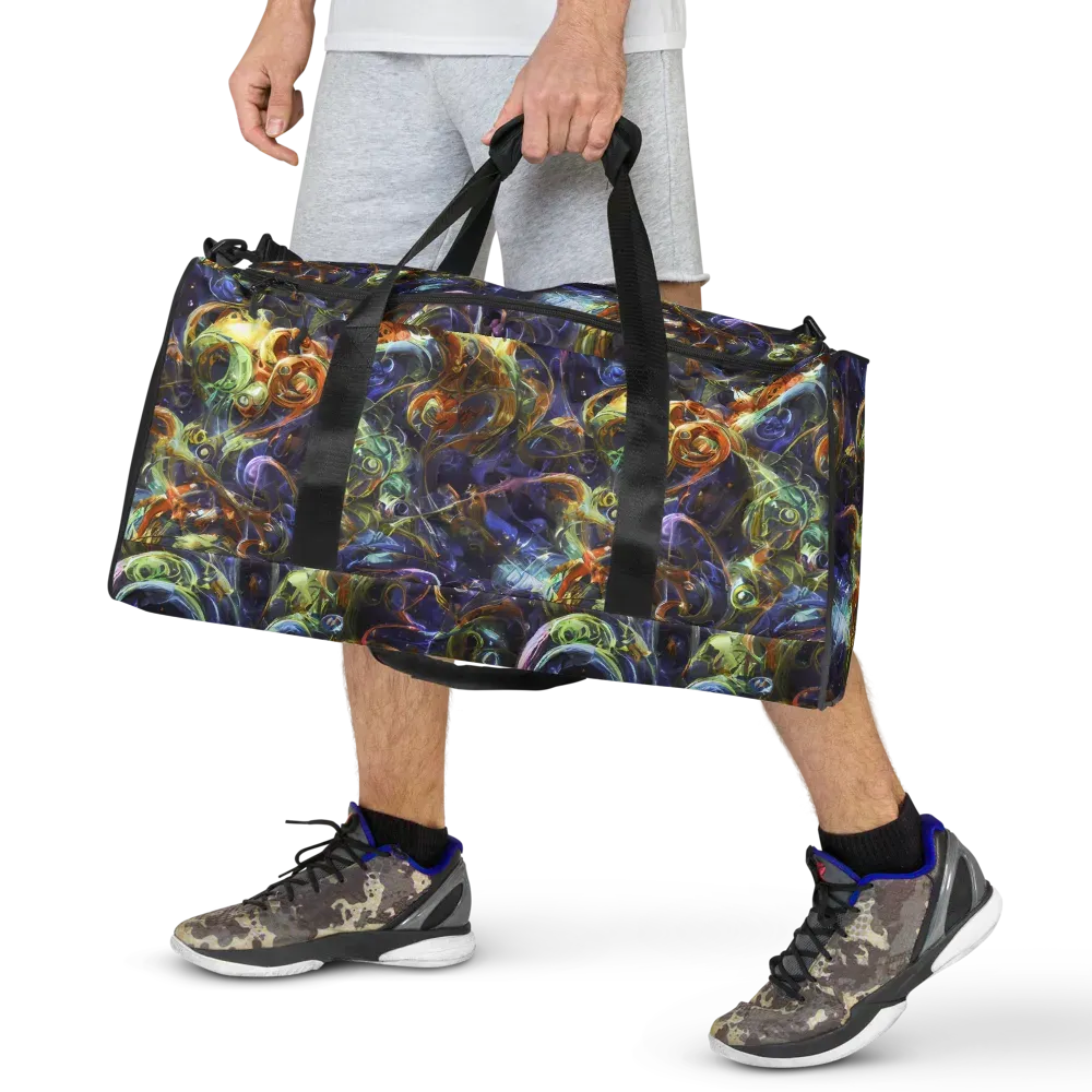 Molten Midnight on Duffle Bag — Front