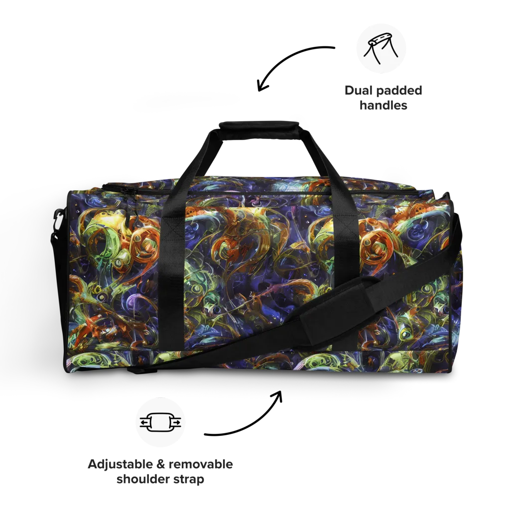 Molten Midnight on Duffle Bag — Front