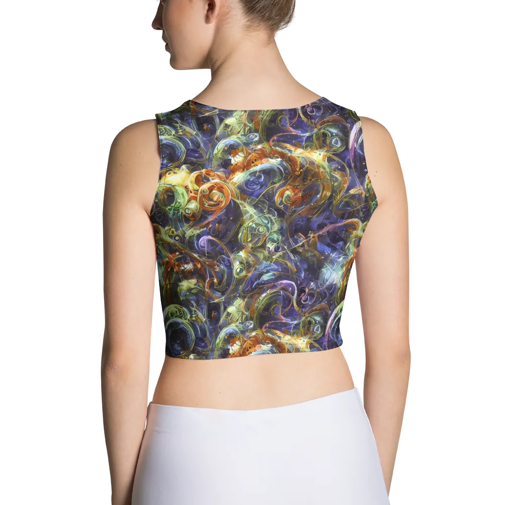 Molten Midnight on Crop Top — Back