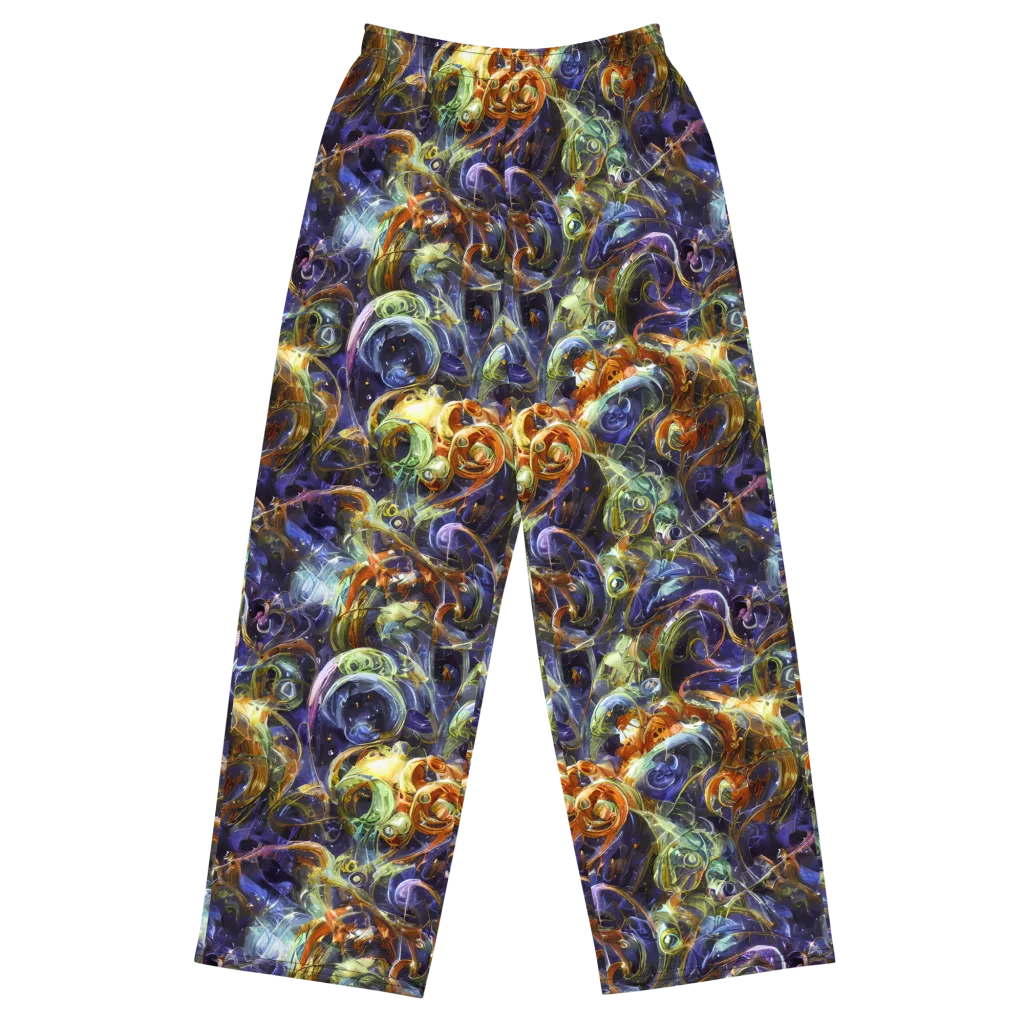 Molten Midnight on Wide-Leg Pants — Front