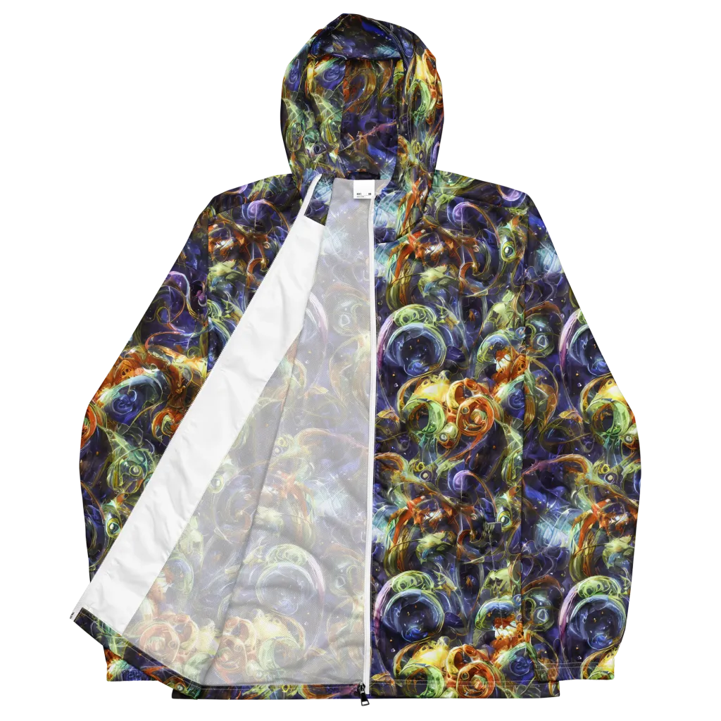 Molten Midnight on Men's Windbreaker — Front