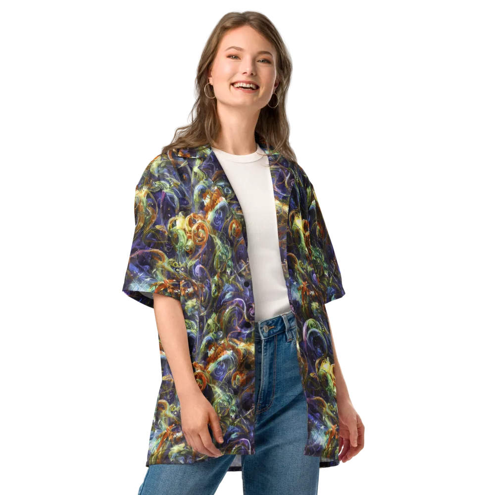 Molten Midnight on Button Shirt — Front