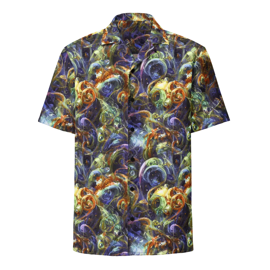 Molten Midnight on Button Shirt — Front