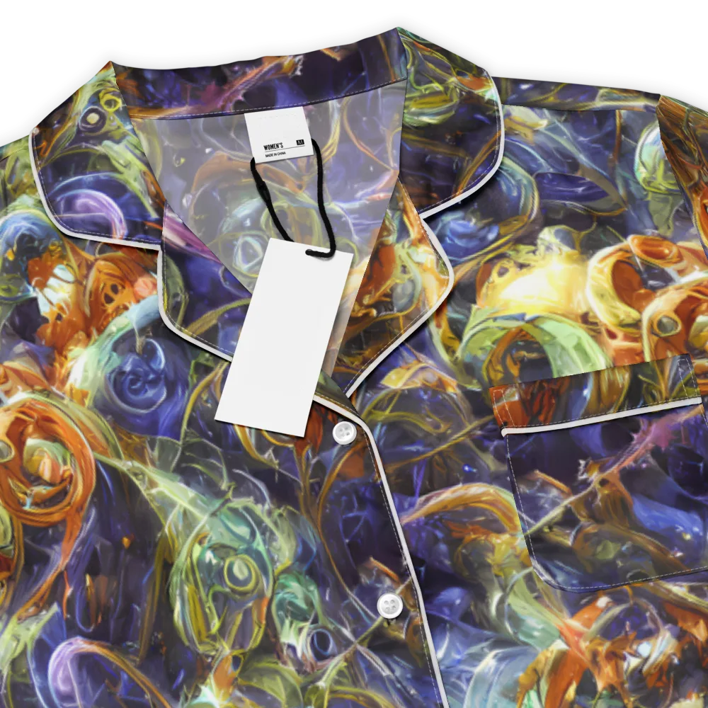 Molten Midnight on Women's Short Sleeve Pajama Top — Product details