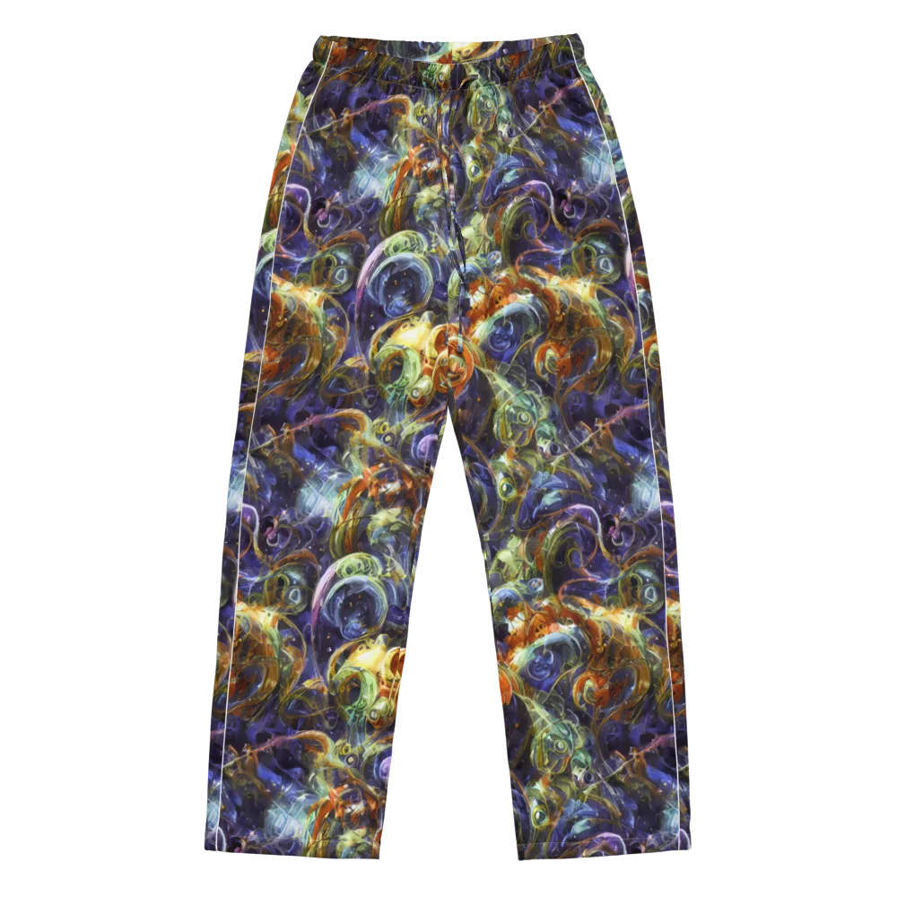 Molten Midnight on Women's Pajama Pants — Front