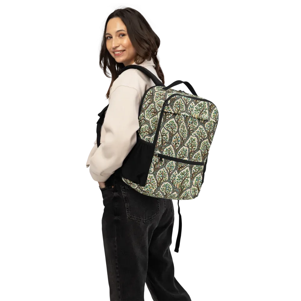Verdant Filigree on Utility Backpack — Back