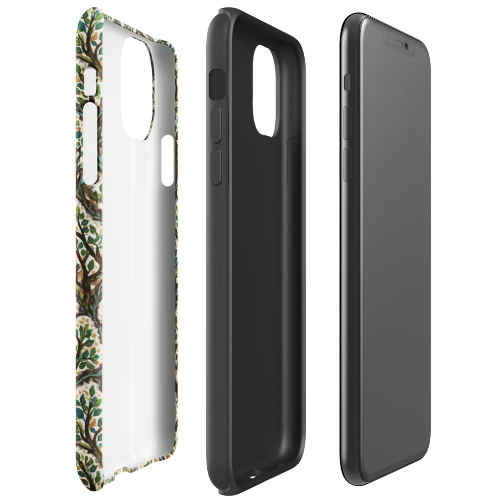 Verdant Filigree on Tough Case for iPhone® — Right