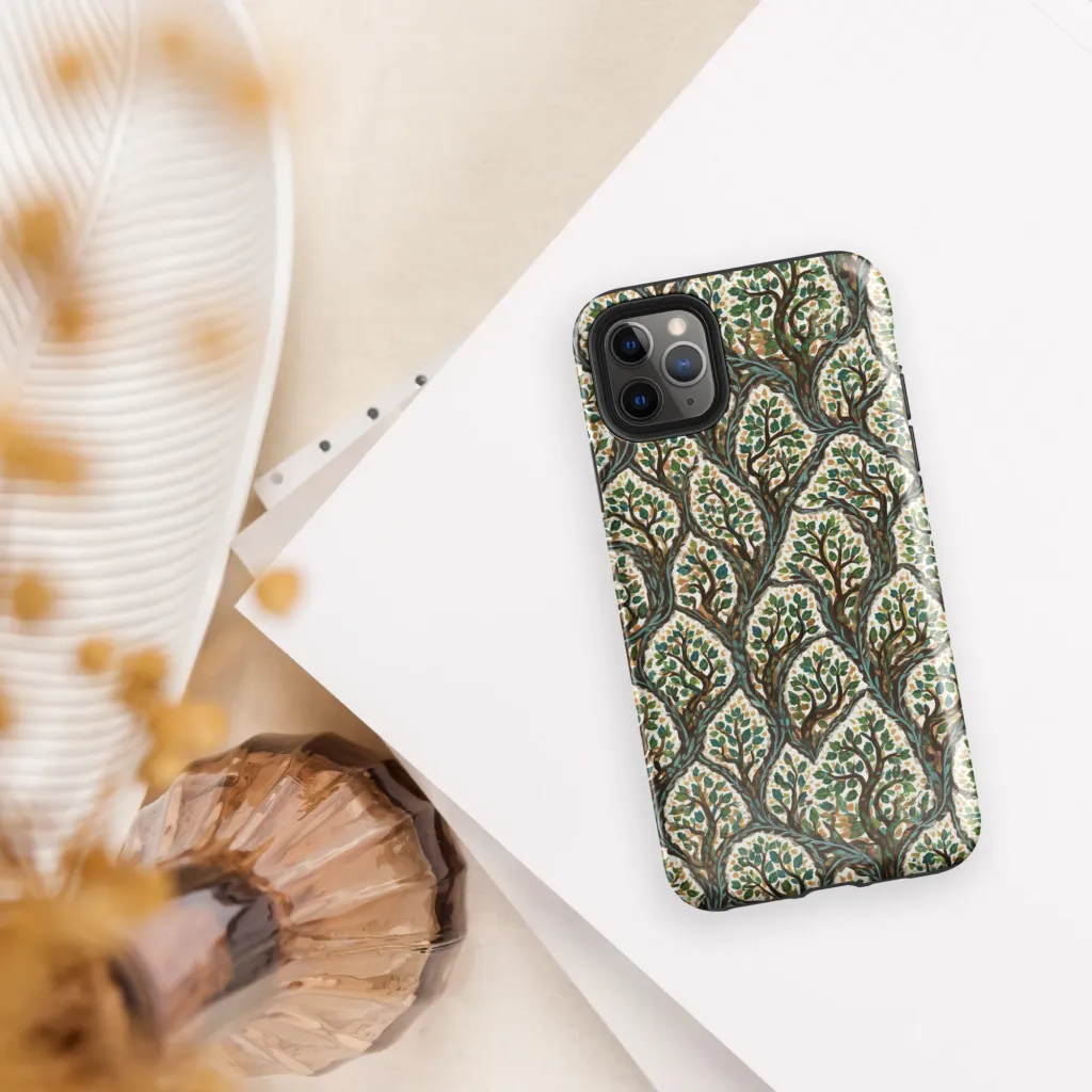 Verdant Filigree on Tough Case for iPhone® — Front