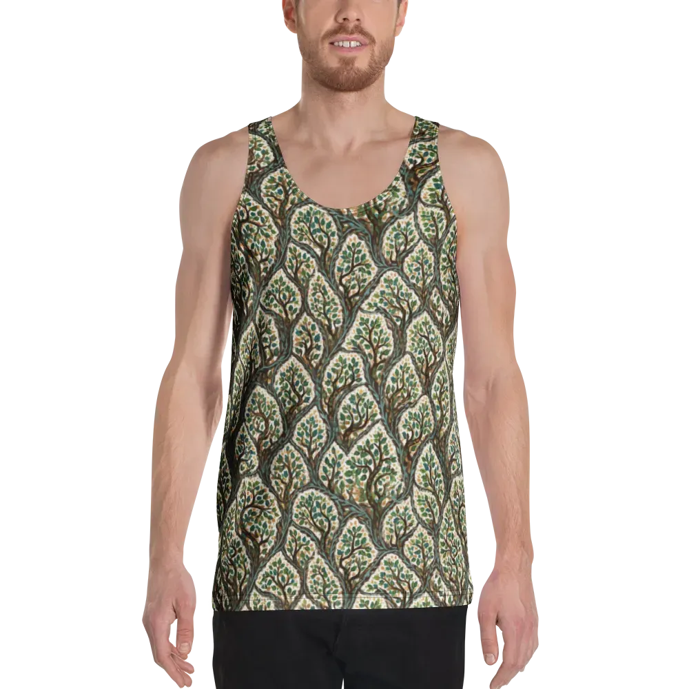 Verdant Filigree on Men's Tank Top — Front