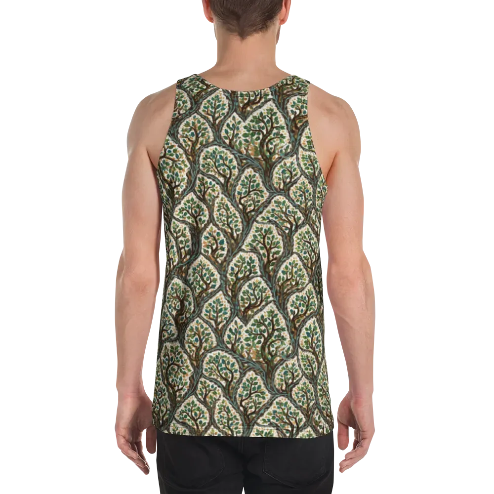 Verdant Filigree on Men's Tank Top — Back