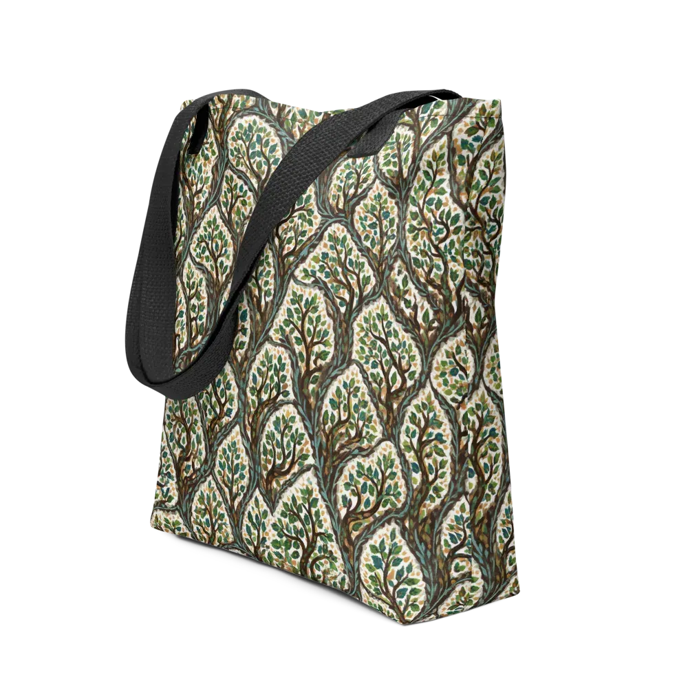 Verdant Filigree on Tote Bag — Front