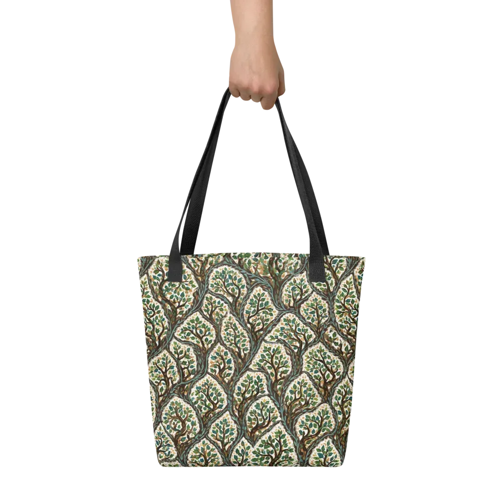 Verdant Filigree on Tote Bag — Front