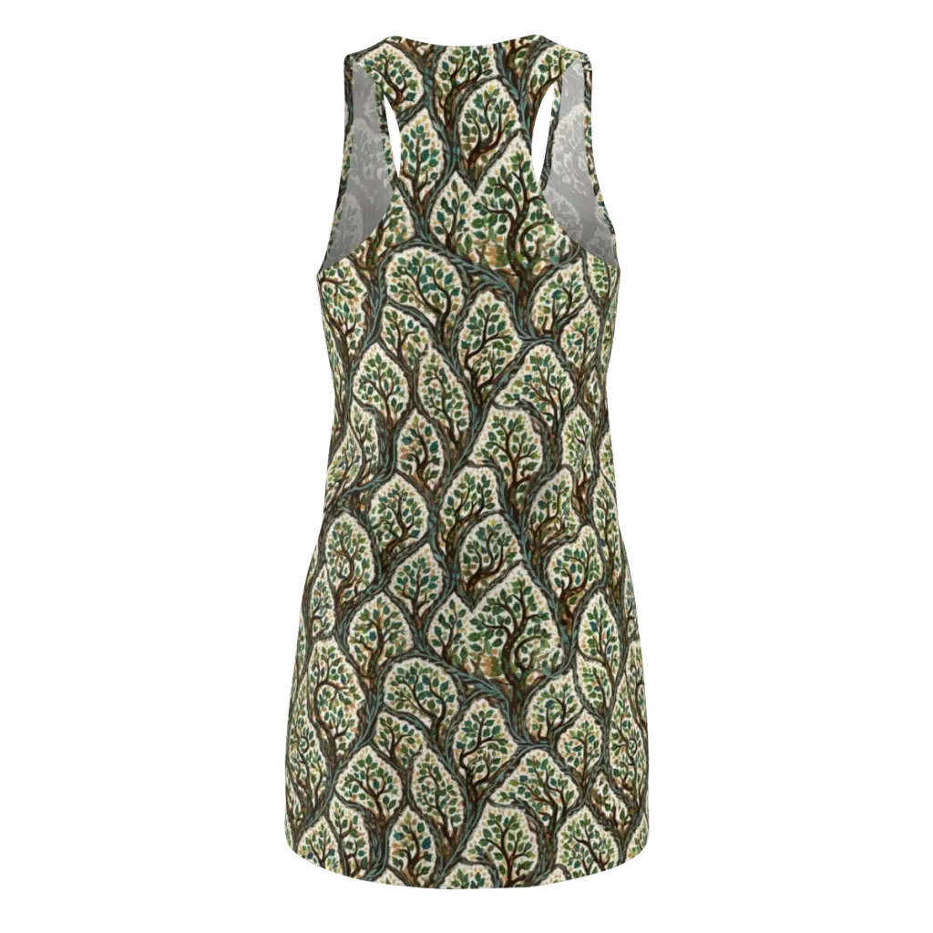 Verdant Filigree on Racerback Dress — Back