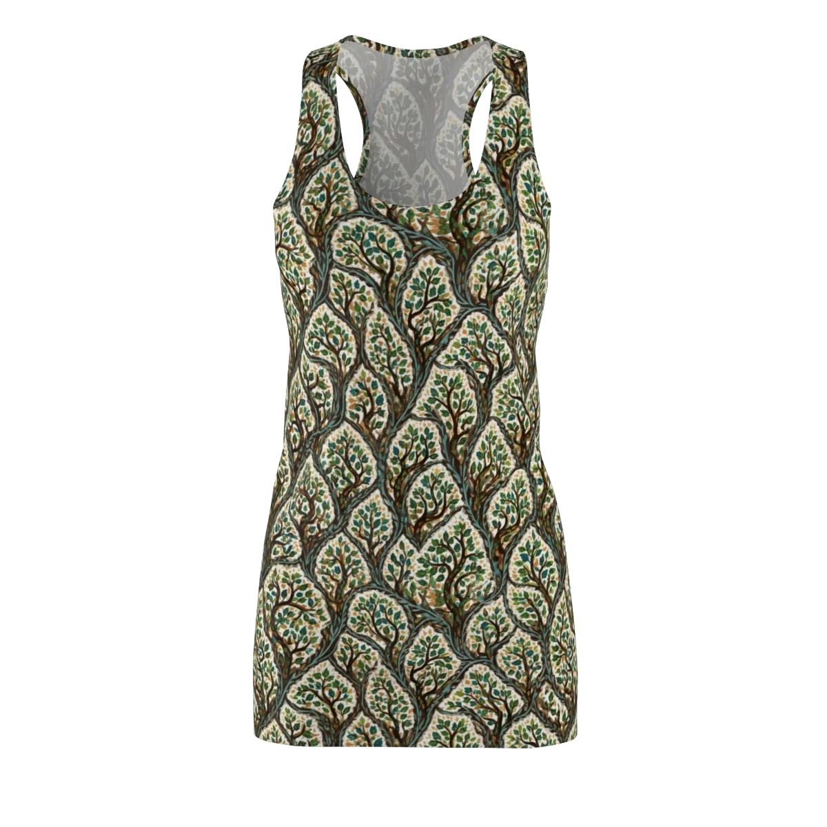 Verdant Filigree on Racerback Dress — Front