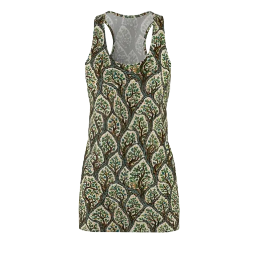 Verdant Filigree on a Racerback Dress
