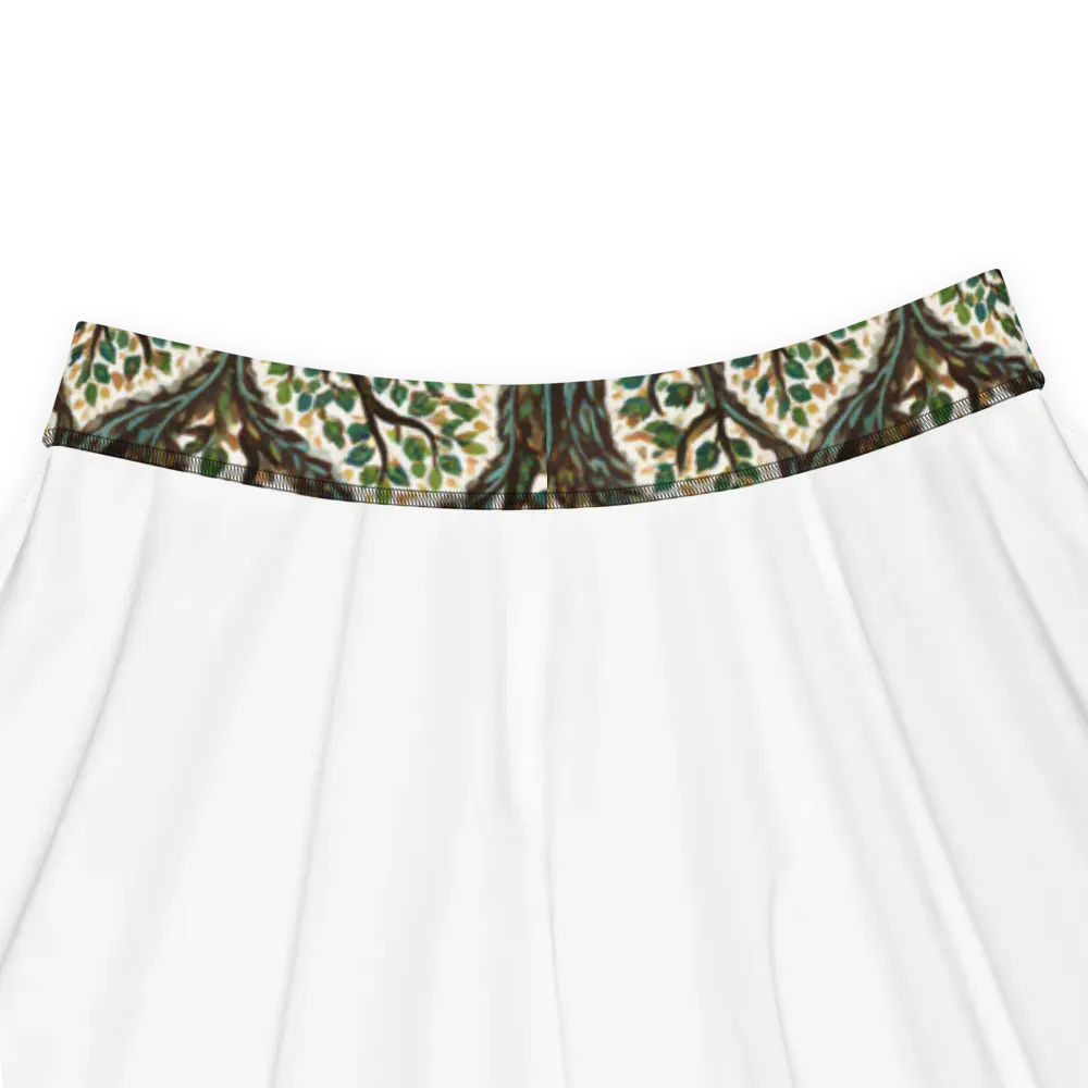 Verdant Filigree on Skater Skirt — Product details
