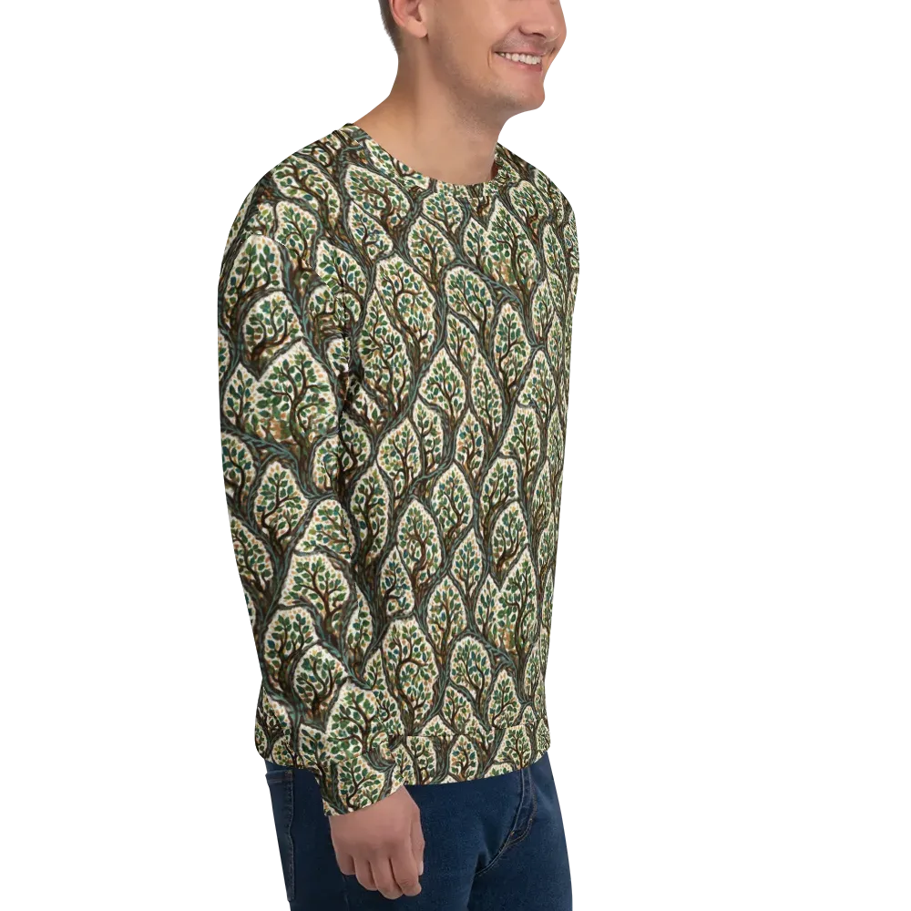 Verdant Filigree on Sweatshirt — Right Front