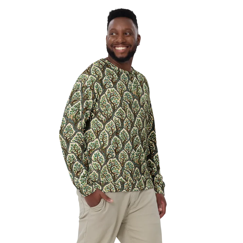 Verdant Filigree on Sweatshirt — Front
