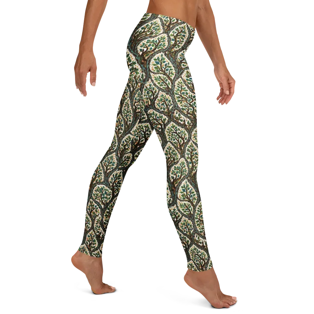 Verdant Filigree on Leggings — Right
