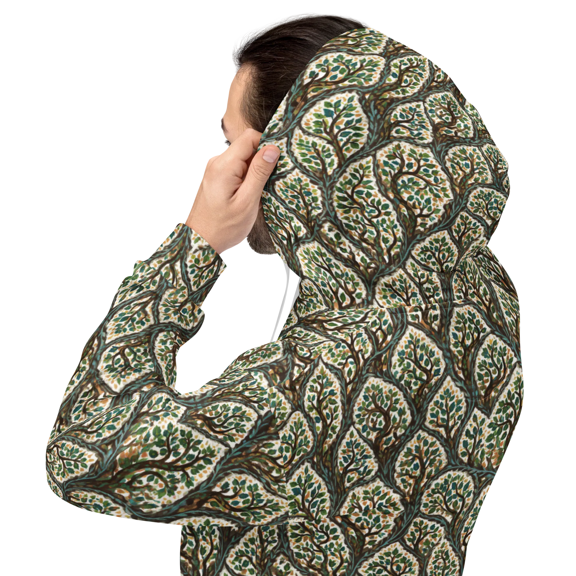 Verdant Filigree on Hoodie — Back